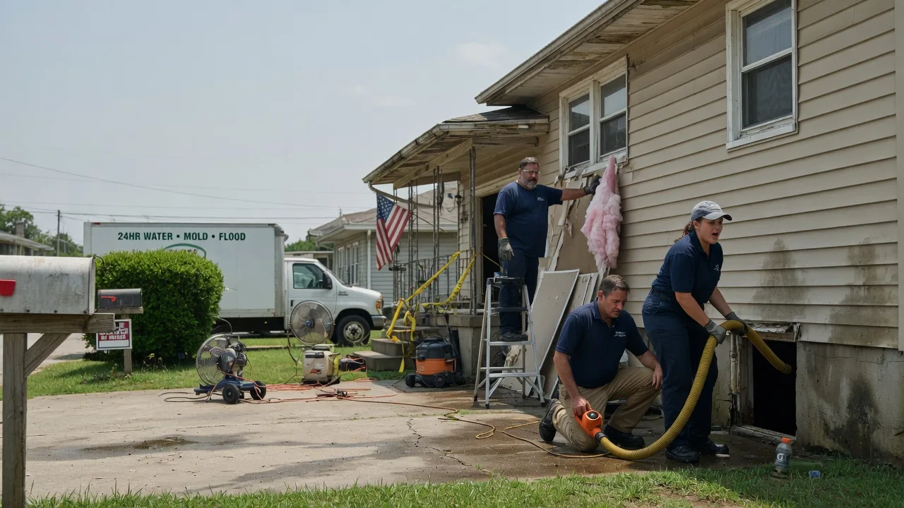 Water Damage Repair in Mineral Wells, TX near me